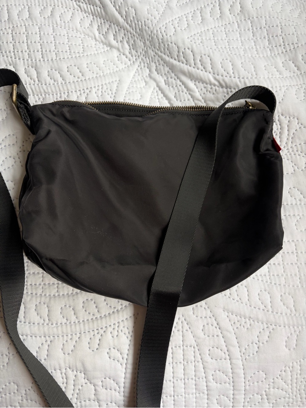 Black LEVIS Nylon Crossbody Bag